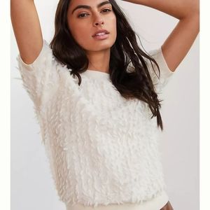 Maeve Scottie Textured Sweater Tee